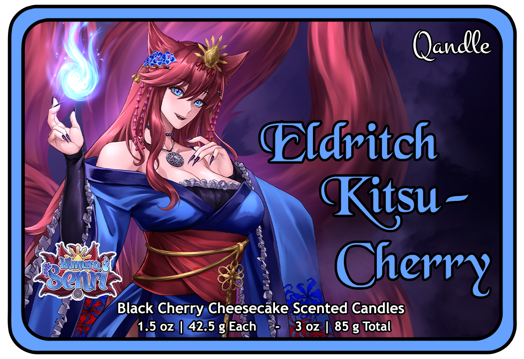 Eldritch Kitsu-Cherry Heart Candles