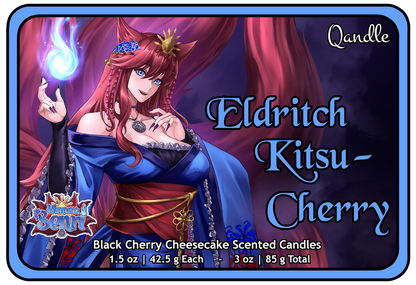 Eldritch Kitsu-Cherry Heart Candles