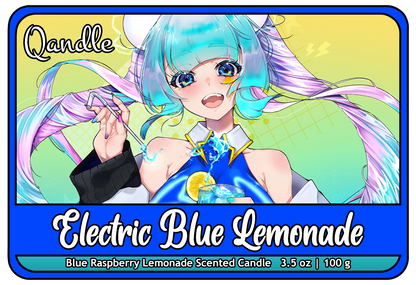 Electric Blue Lemonade Feminine Body Candle