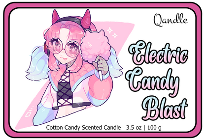 Electric Candy Blast Feminine Body Candle