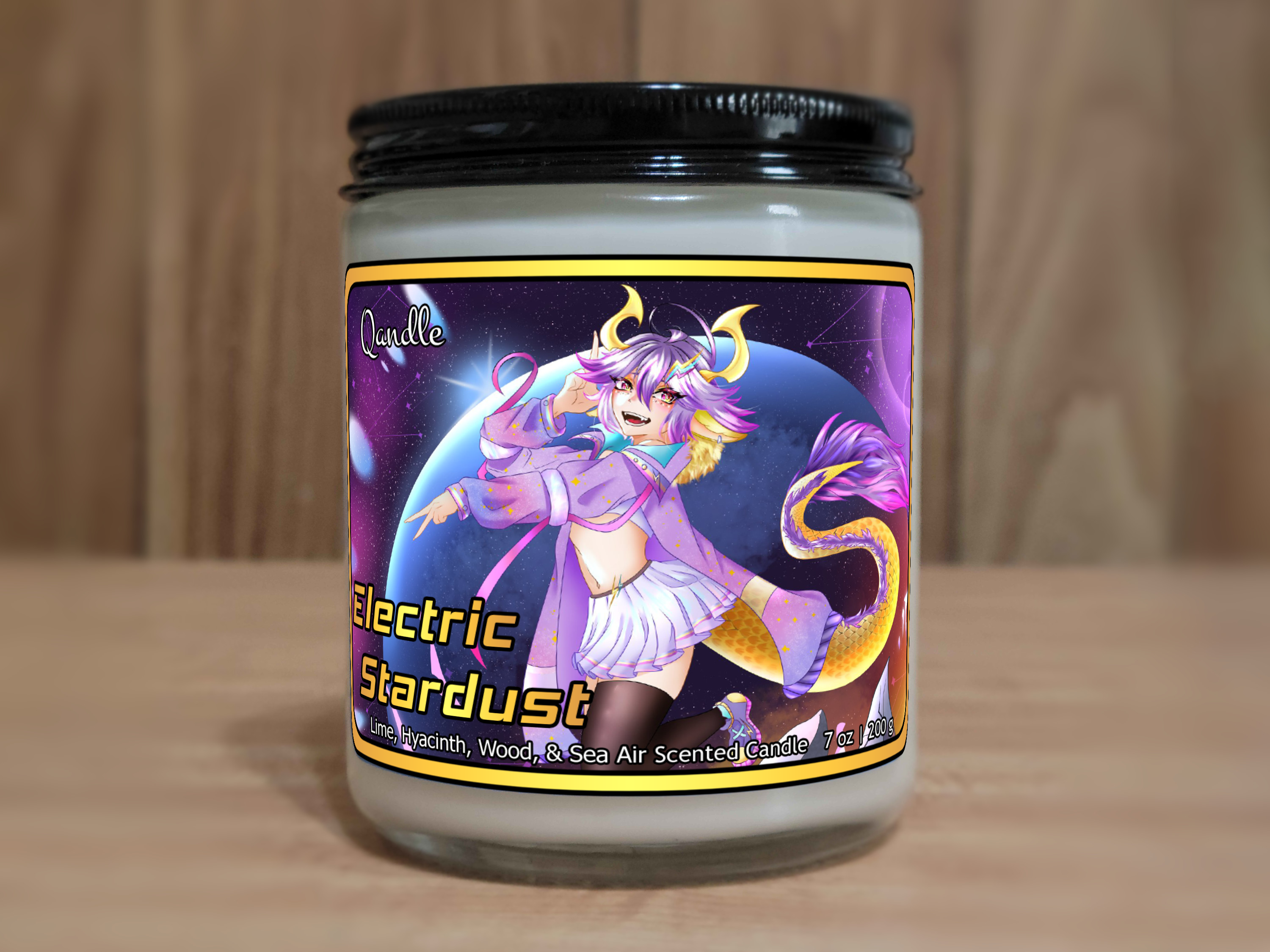 Electric Stardust Candle