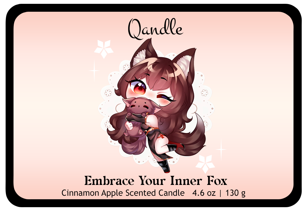 Embrace Your Inner Fox Curvy Body Candle