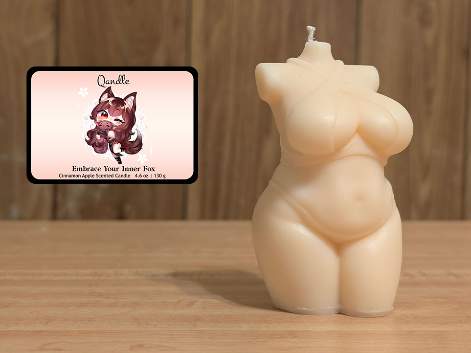 Embrace Your Inner Fox Curvy Body Candle