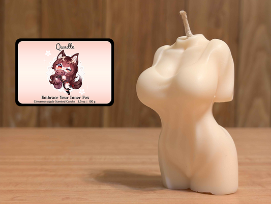 Embrace Your Inner Fox Feminine Body Candle