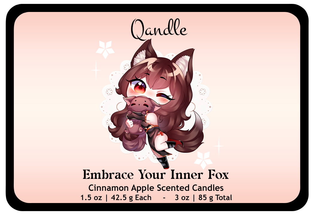 Embrace Your Inner Fox Heart Candles