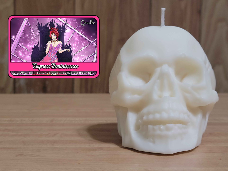 Empress Reminiscence Skull Candle