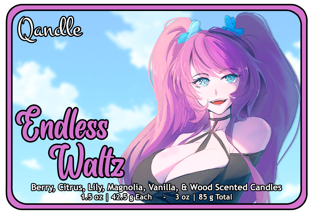 Endless Waltz Heart Candles