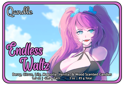 Endless Waltz Heart Candles