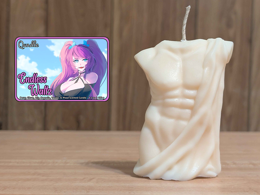 Endless Waltz Masculine Body Candle