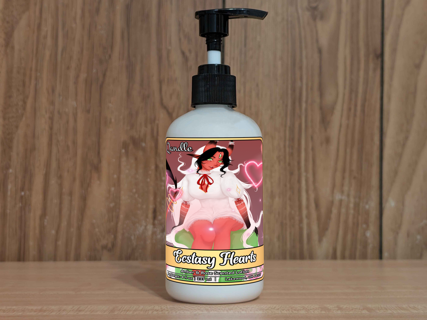 Ecstasy Hearts Lotion