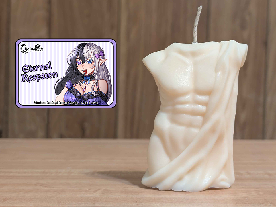 Eternal Respawn Masculine Body Candle