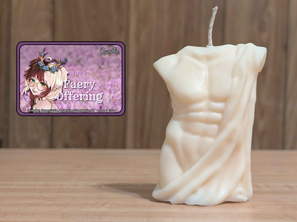 Faery Offering Masculine Body Candle