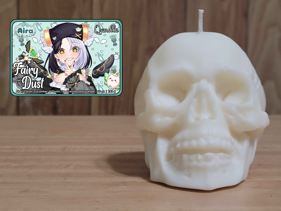 Fairy Dust Skull Candle