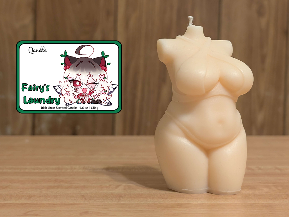 Fairy's Laundry Curvy Body Candle