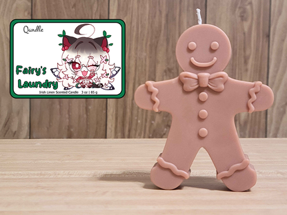 Fairy's Laundry Gingerbread Man Candle