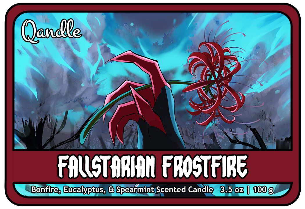 Fallstarian Frostfire Feminine Body Candle