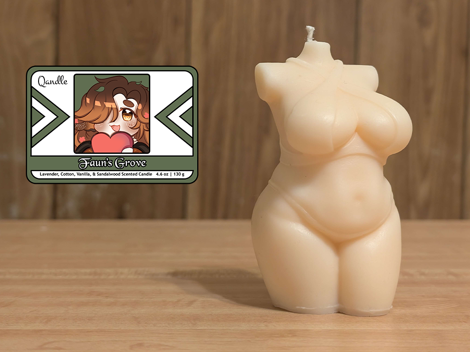 Faun's Grove Curvy Body Candle