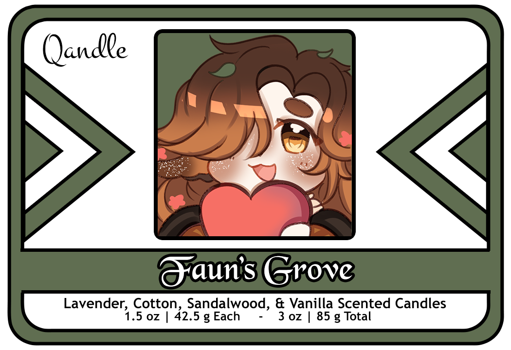 Faun's Grove Heart Candles