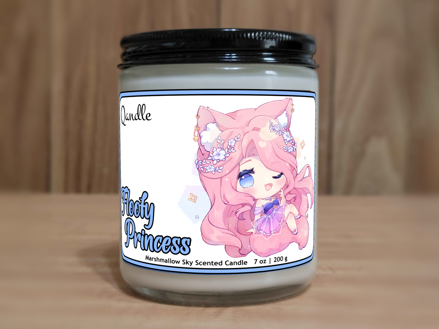 Floofy Princess Candle