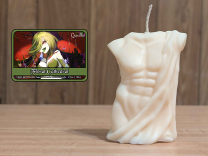 Floral Cathedral Masculine Body Candle