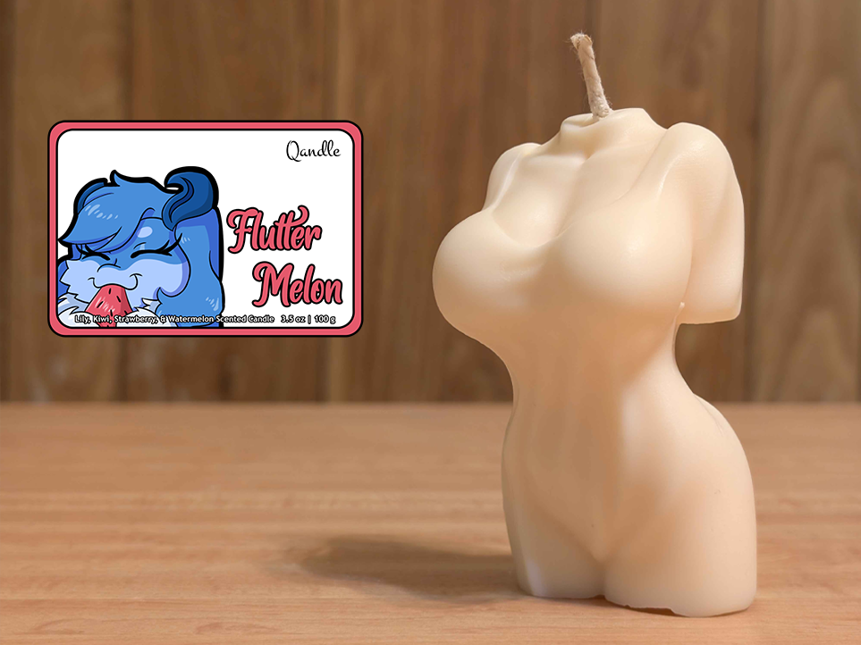 Flutter Melon Feminine Body Candle