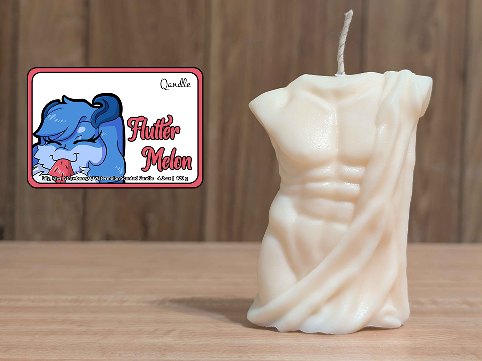 Flutter Melon Masculine Body Candle