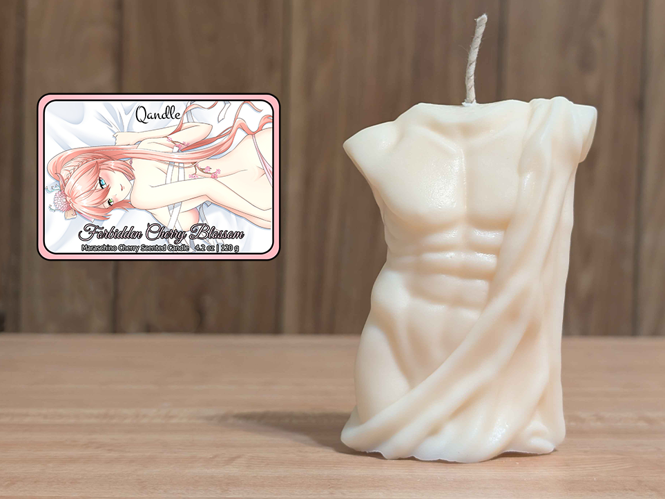 Forbidden Cherry Blossom Masculine Body Candle