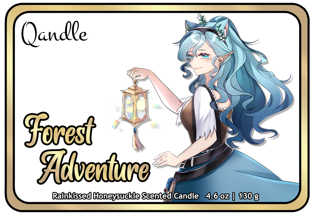 Forest Adventure Curvy Body Candle