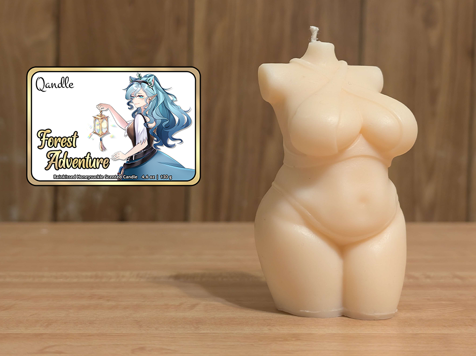 Forest Adventure Curvy Body Candle