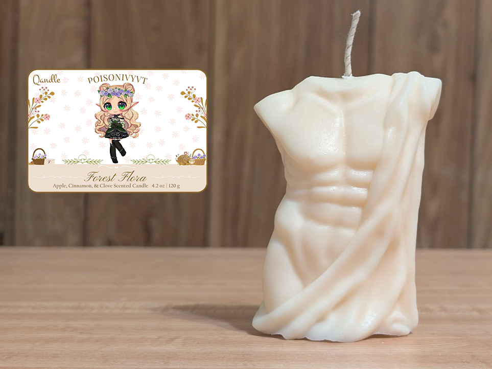 Forest Flora Masculine Body Candle