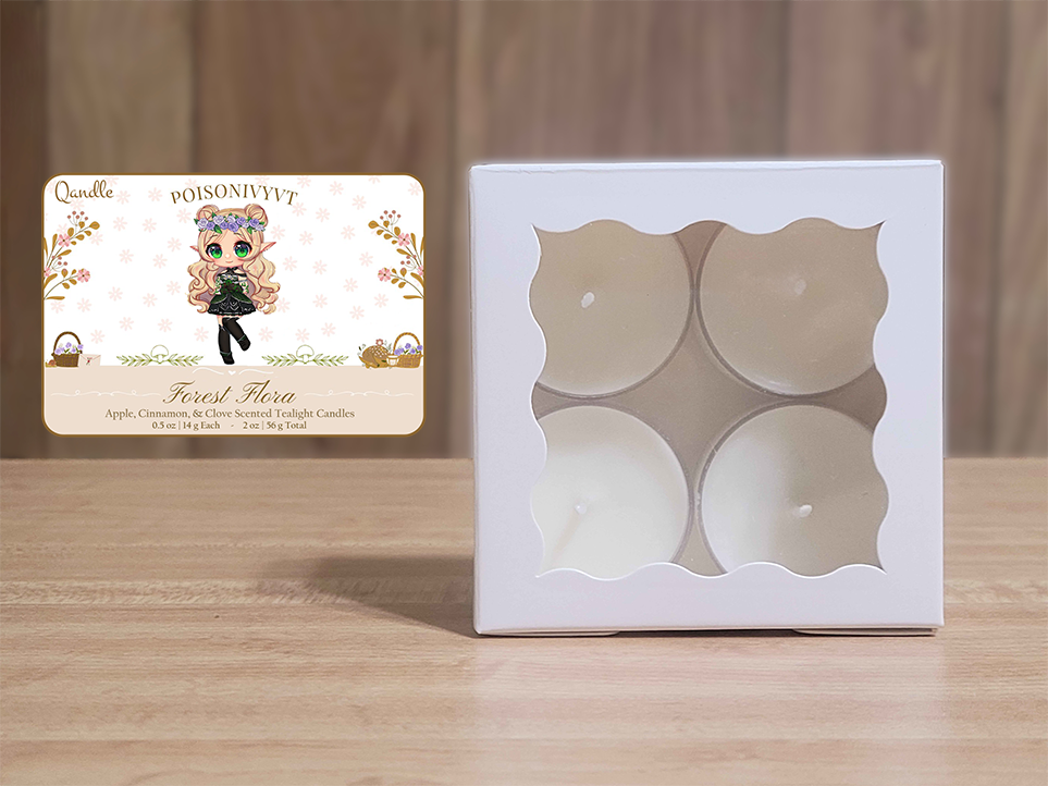 Forest Flora Tealight Candles
