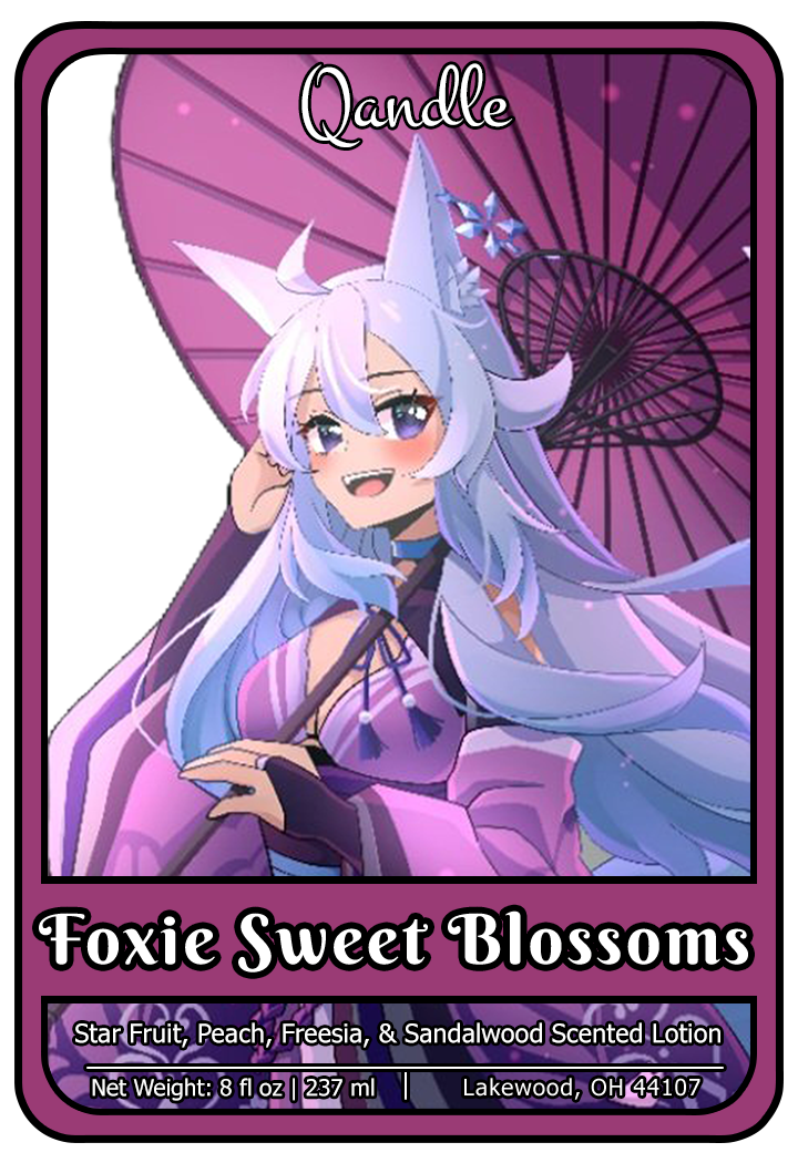 Foxie Sweet Blossoms Lotion