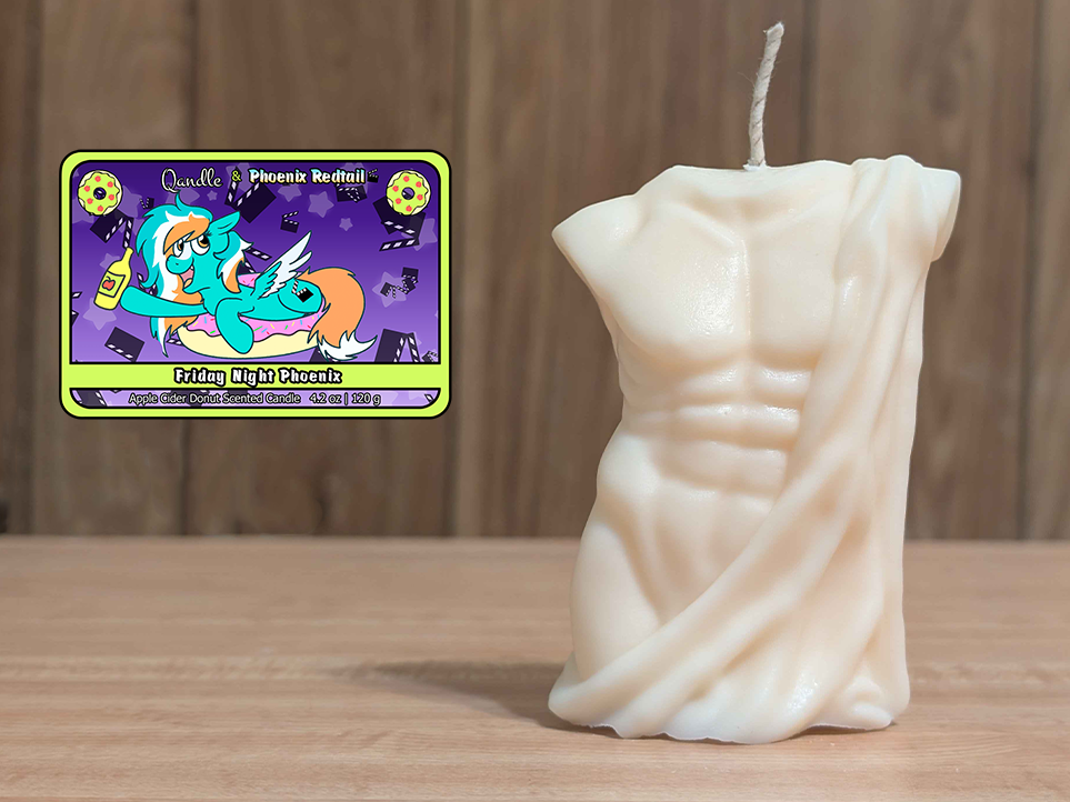 Friday Night Phoenix Masculine Body Candle