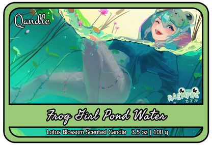 Frog Girl Pond Water Feminine Body Candle