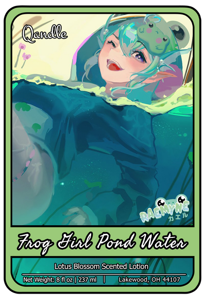 Frog Girl Pond Water Lotion