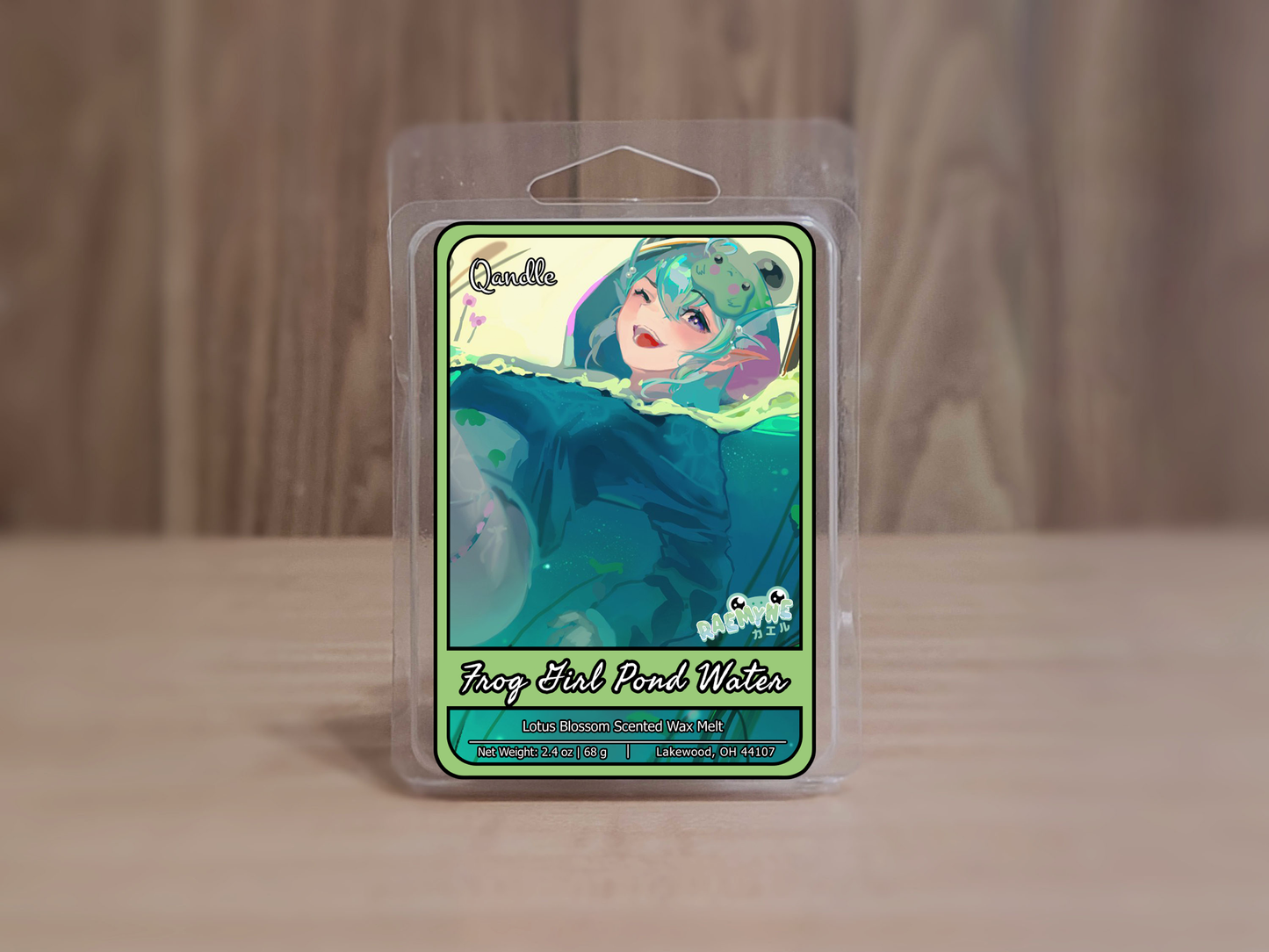 Frog Girl Pond Water Wax Melts