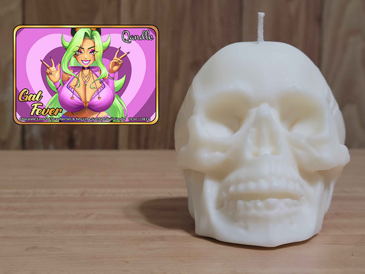 Gal Fever Skull Candle