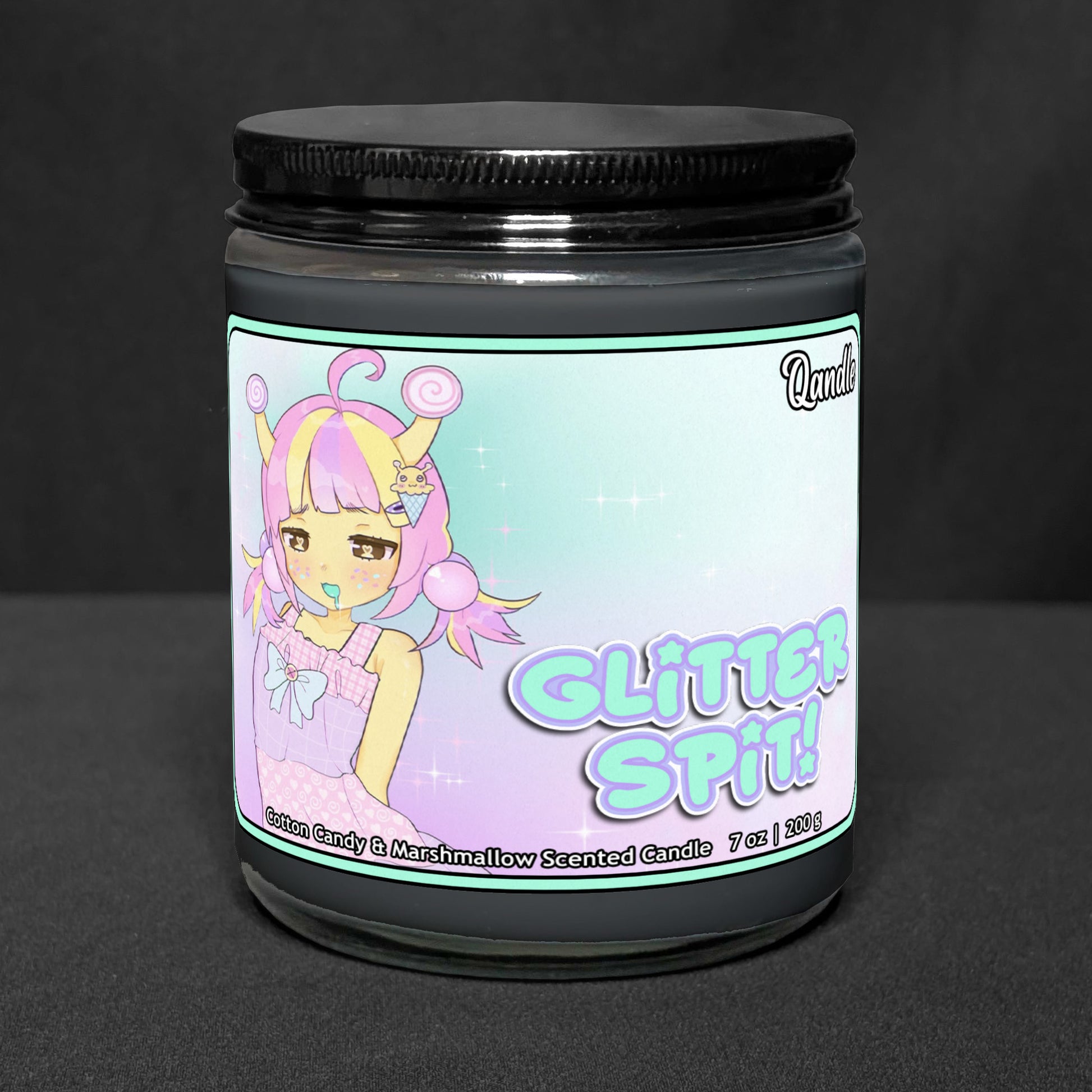 Glitter Spit Candle