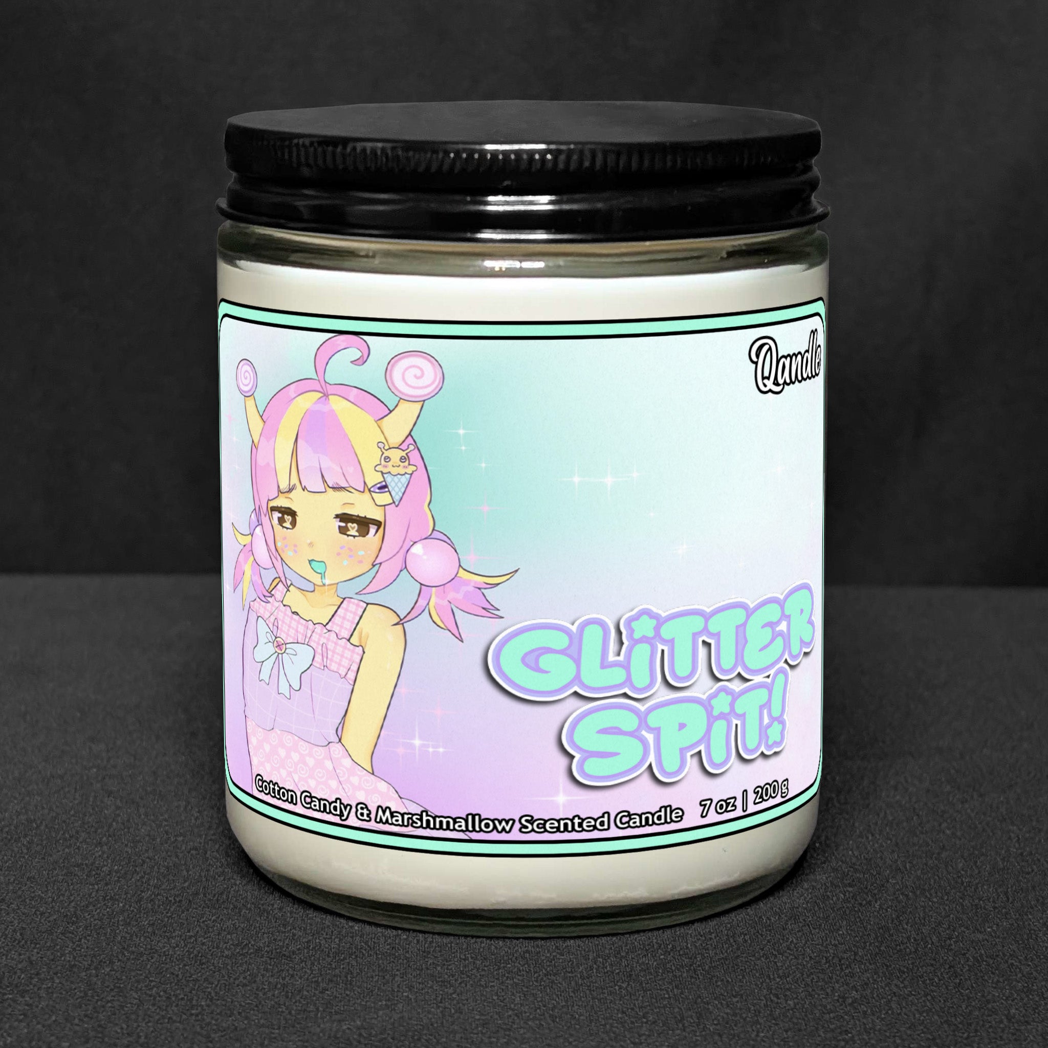 Glitter Spit Candle