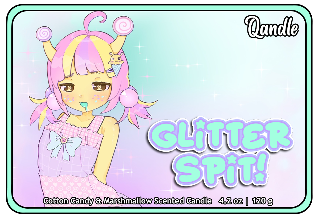 Glitter Spit Masculine Body Candle