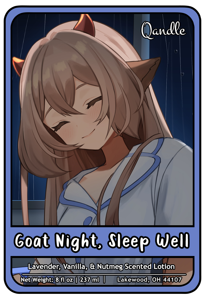 Goat Night, Sleep Well Lotion