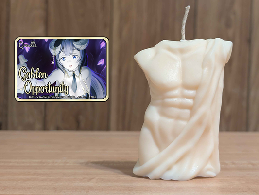 Golden Opportunity Masculine Body Candle