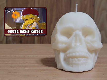 Goost Night Kisses Skull Candle