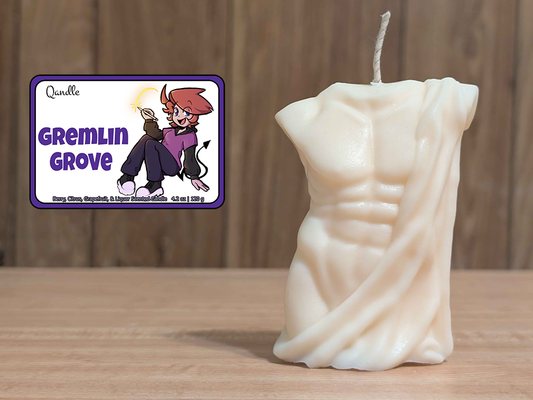 Gremlin Grove Masculine Body Candle