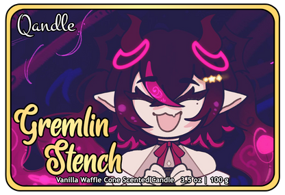 Gremlin Stench Feminine Body Candle