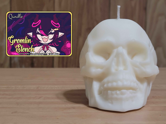 Gremlin Stench Skull Candle