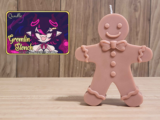 Gremlin Stench Gingerbread Man Candle