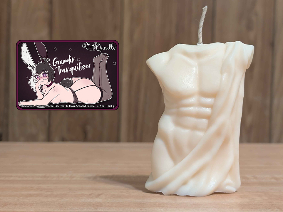 Gremlin Tranquilizer Masculine Body Candle