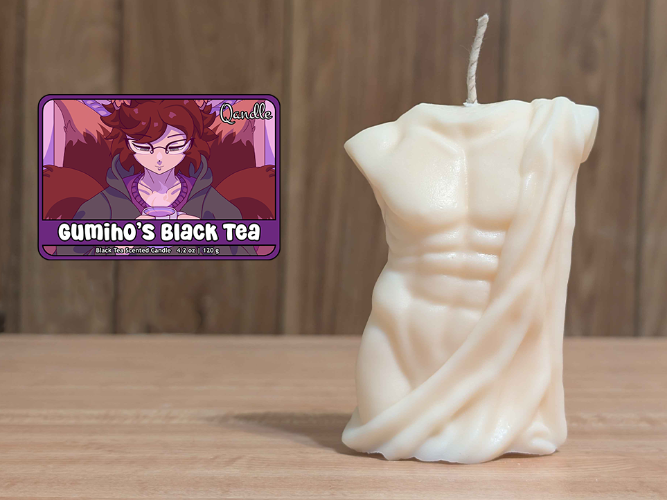 Gumiho's Black Tea Masculine Body Candle