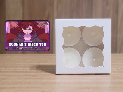 Gumiho's Black Tea Tealight Candles